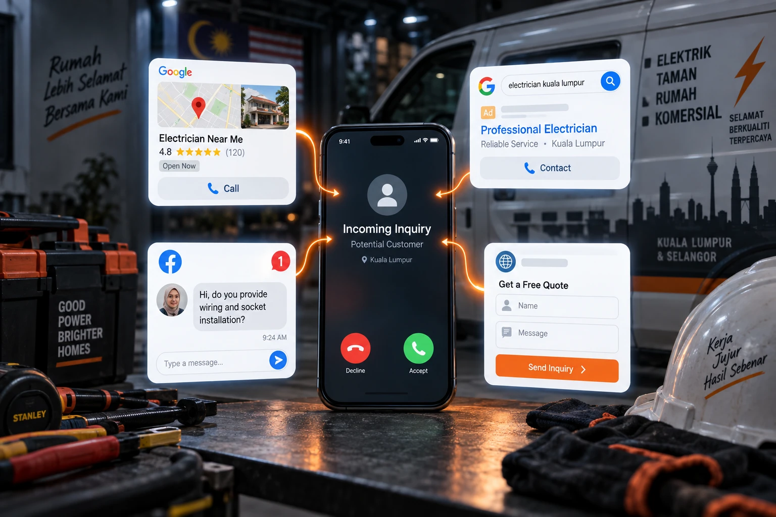 what-counts-as-online-leads-for-electricians